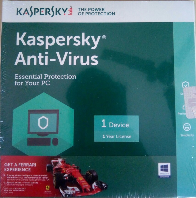 Kaspersky Anti-virus 1.0 User 1 Year(Voucher)