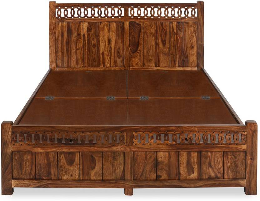 Home By Nill Citrine Solid Wood Queen Box Bed In India Home By Nill Citrine Solid Wood Queen Box Bed