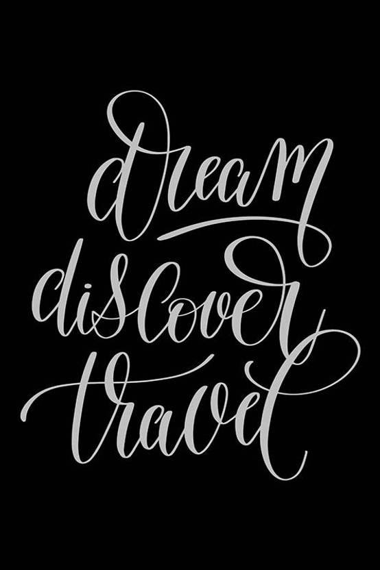 Posters Dream Discover Travel Printed Poster Funny Poster