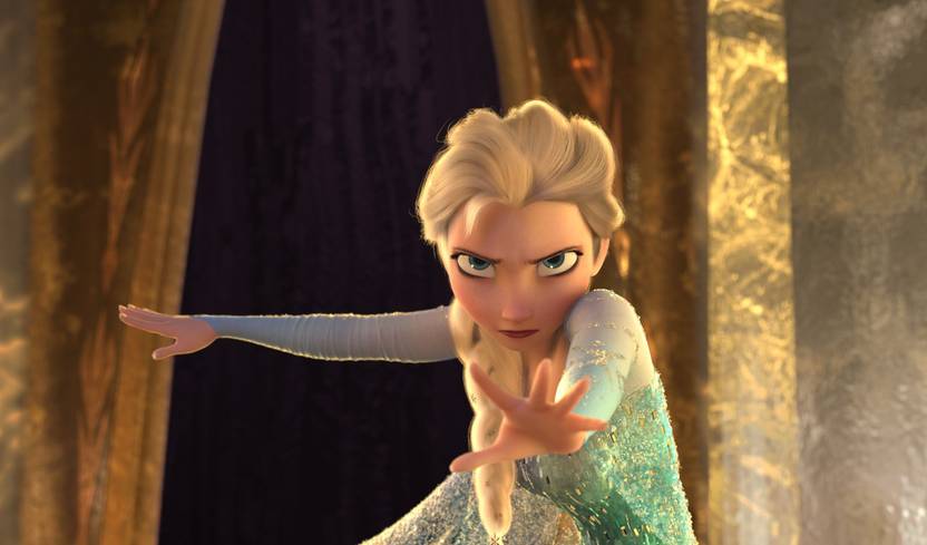 Aabhaas Wall Poster Princess Elsa Frozen Movie Movies Paper