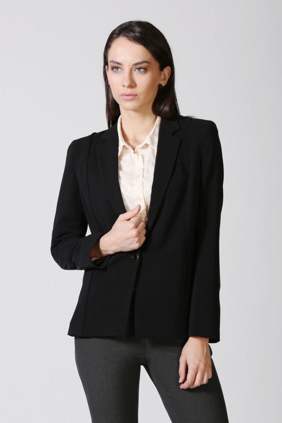 allen solly black blazer