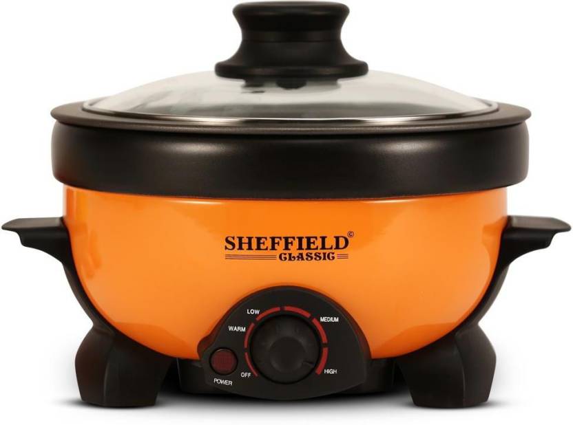 Sheffield Classic Multi Cook Grill, Boiler, Fryer 1.1 L Electric Deep Fryer Price in India - Buy 