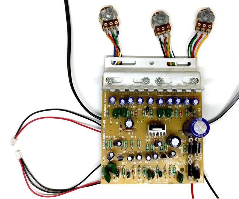 Tech And Trade 100w Diy Stereo Audio Amplifier Circuit Kit Board Tech And Trade 100w Diy Stereo Audio Amplifier Circuit Kit Board Bass Treble Balance 4440 Ic