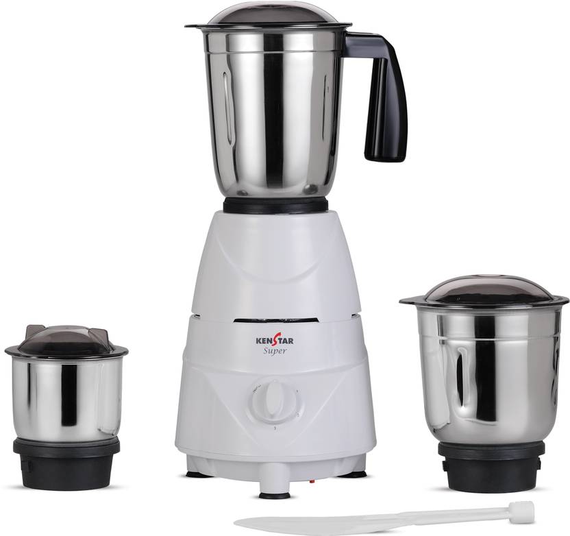 Kenstar MG KMU50W3SDBF 500 W Mixer Grinder (3 Jars, White) Price in