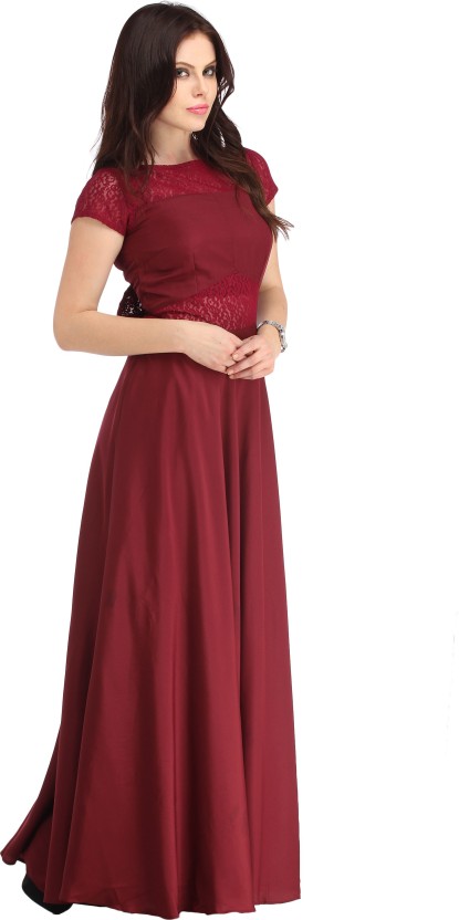 maroon dress online