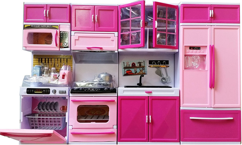 modern kitchen battery operated kitchen playset
