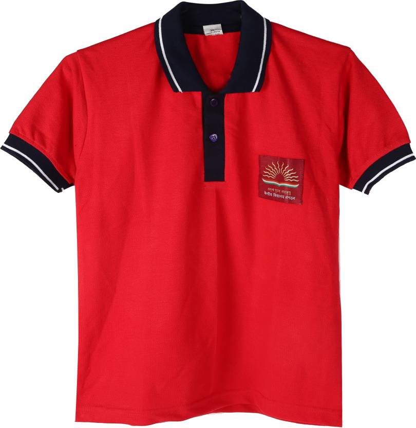 Kendriya Vidyalaya Red Uniform T Shirt Price In India Buy