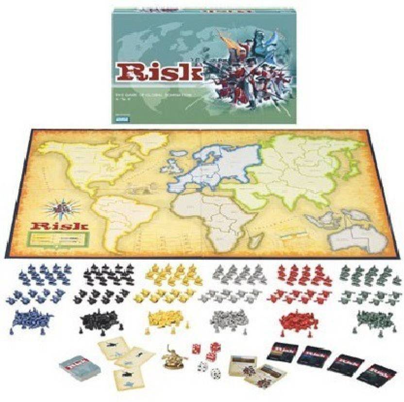 Wishkey Risk Board Game With Army Shaped Pieces Wishkey Risk Board Game With Army Shaped Pieces