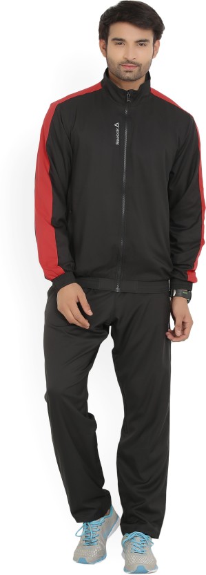 reebok black tracksuit