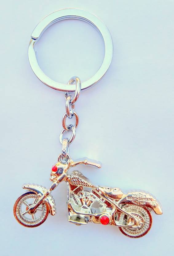 Hats Off Ghost Rider Bike Key chain Harley Davidson Metal Key Ring Key ...