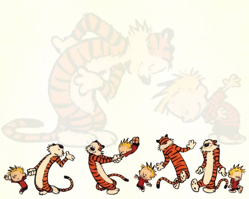 Comics Calvin Hobbes Hobbes Calvin Print Poster 2 Print