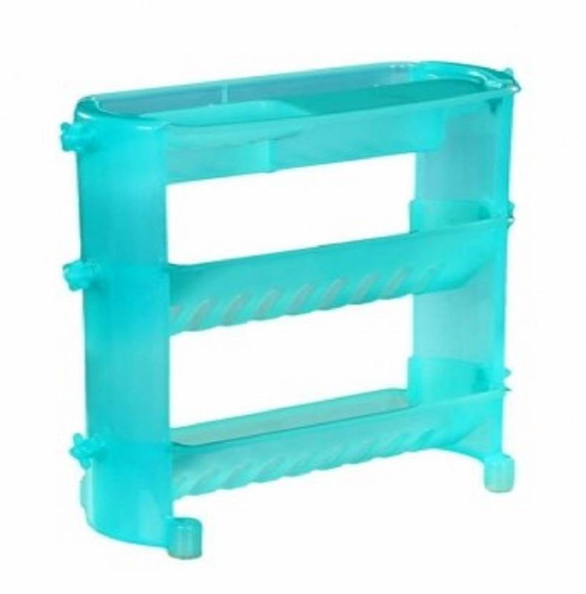 Ais 3 Tier Corner Storage Shelf Plastic Bathroom Rack Ais 3 Tier Corner Storage Shelf Plastic Bathroom Rack Wall Number Of Shelves Blue