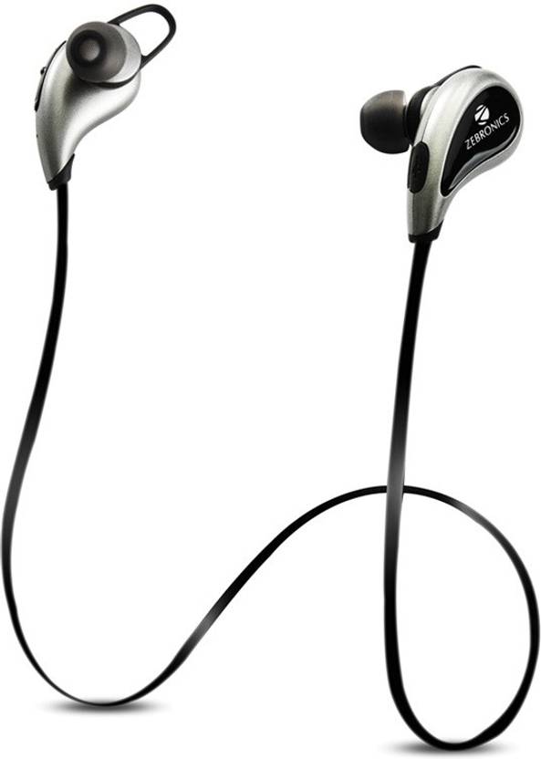 Zebronics Zeb BH330 Bluetooth Headset Grey, Wireless in the ear
