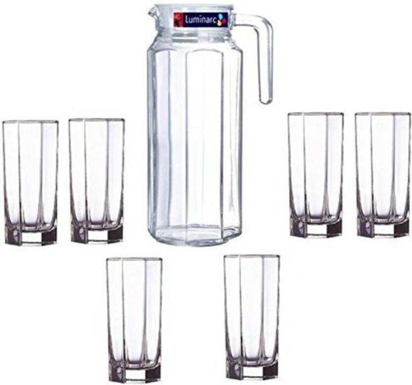 LUMINARC (Pack of 6) H1279 Glass Set Water/Juice Glass Price in India