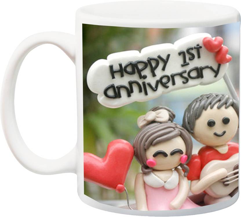 Stylotrendz Perfect Gift For 1st Anniversary Husband Wife Or Stylotrendz Perfect Gift For 1st Anniversary Husband Wife Or Boyfriend Friend Ceramic Mug