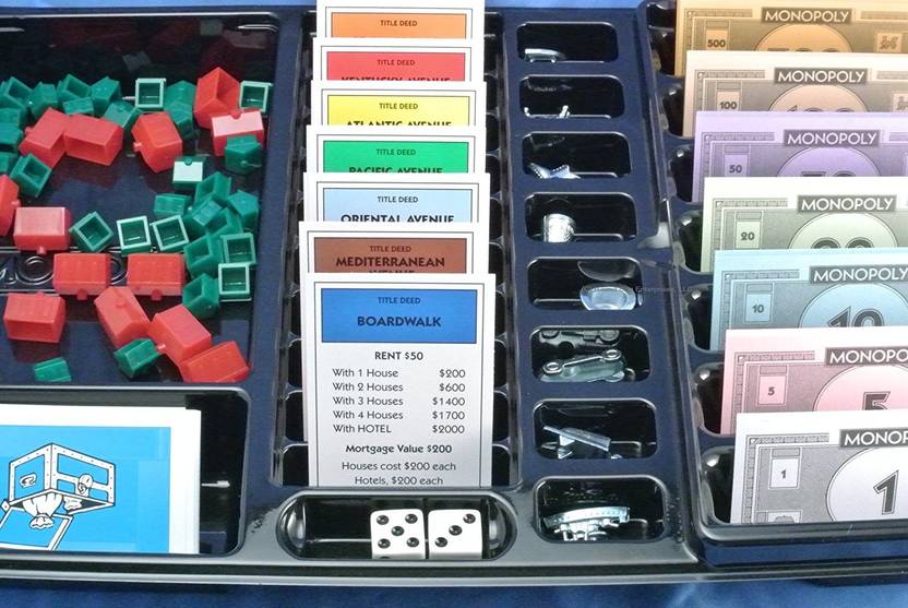 Hasbro Monopoly Banker S Tray Board Game Monopoly Banker S Tray