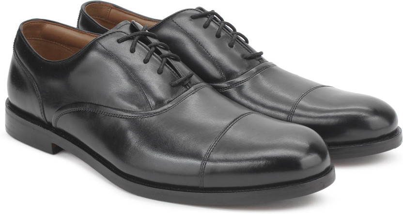 clarks coling boss black leather