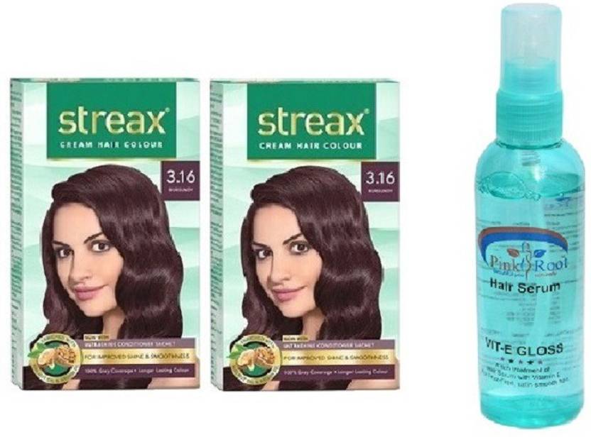 Streax Burgundy No 3 16 Pink Root Hair Serum Price In India