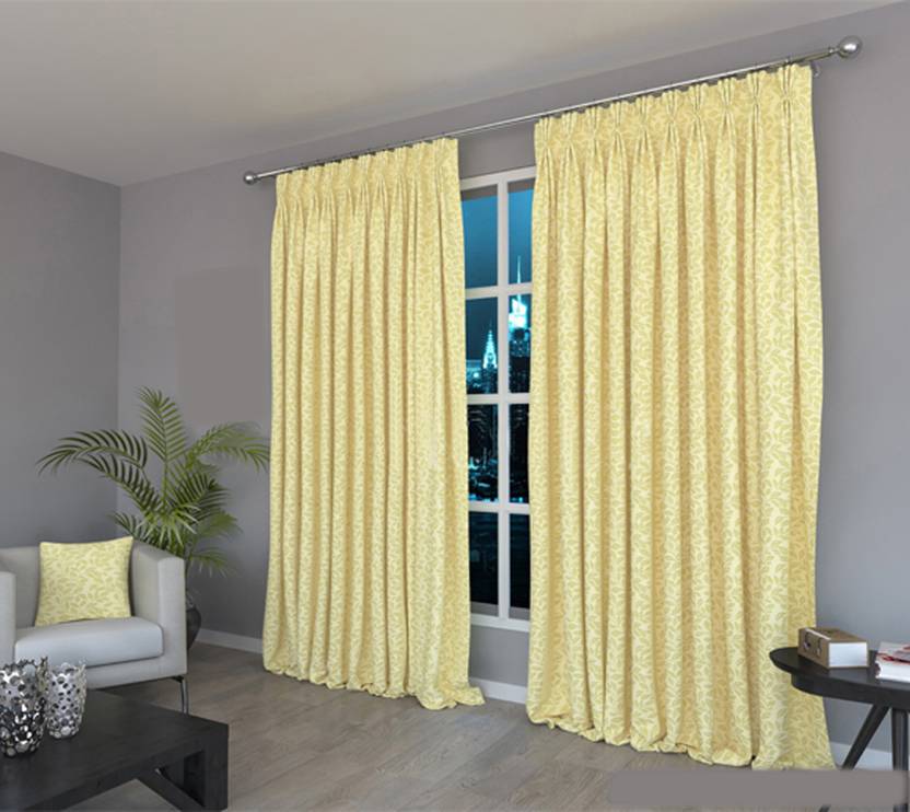 Dswing 56 cm (1 ft) Polycotton Window Curtain (Pack Of 2) Buy D