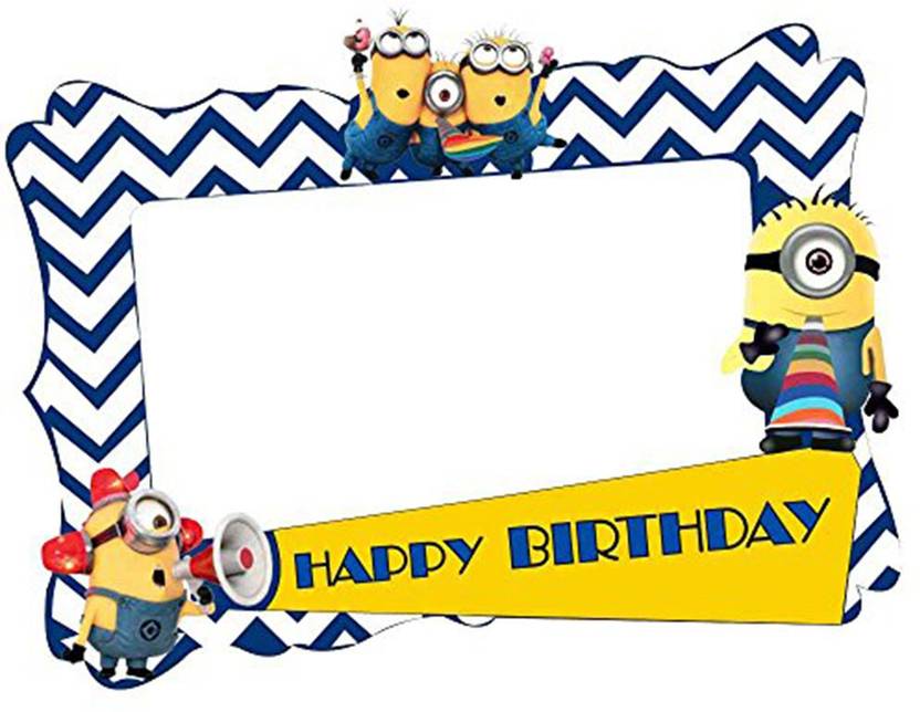 Party Propz Multiclor 2ft Photobooth Frame Pack Of 1 Minion Birthday Party Propz Multiclor 2ft Photobooth Frame Pack Of 1 Minion Birthday Decoration Minon