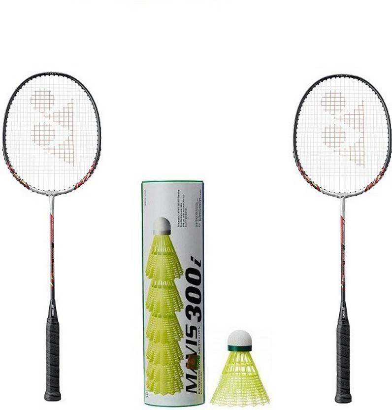 YONEX Combo Of Three Two 'Muscle Power 3' Badminton rackets and one