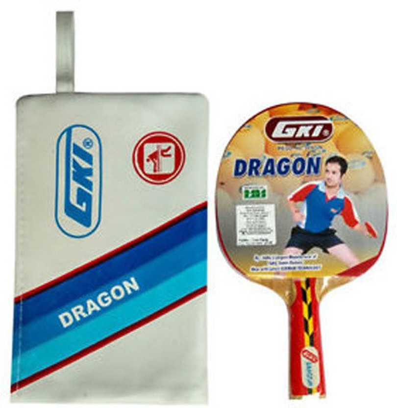 GKI Dragon Multicolor Table Tennis Racquet(Pack of: 1, 323 g)