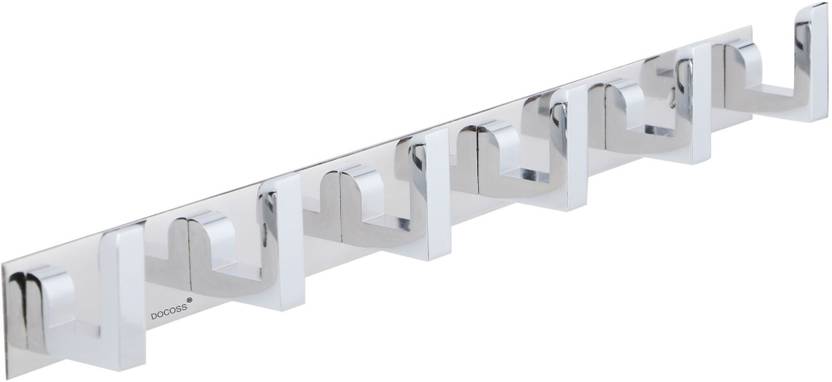 Docoss Glossy Clic 6 Pin Bathroom Cloth Hanger Door Wall Hooks Docoss Glossy Clic 6 Pin Bathroom Cloth Hanger Door Wall Hooks For Hanging Keys Clothes