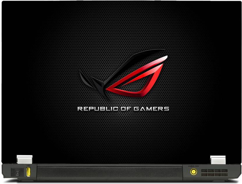 SkinShack New 3D Republic of Gamers ROG Logo (17 inch) Vinyl Laptop