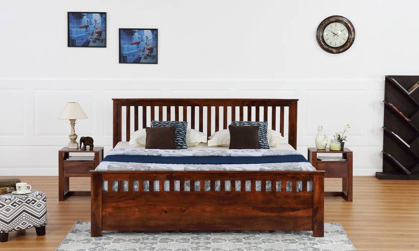 Furnspace Flint King Size Bed With Storage Solid Wood Drawer Furnspace Flint King Size Bed With Storage Solid Wood Drawer