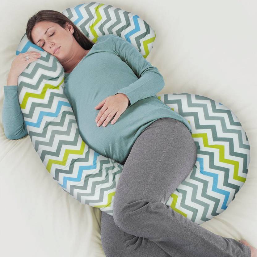Pharmedoc Pregnancy Pillow With Jersey Cover Mint Green C