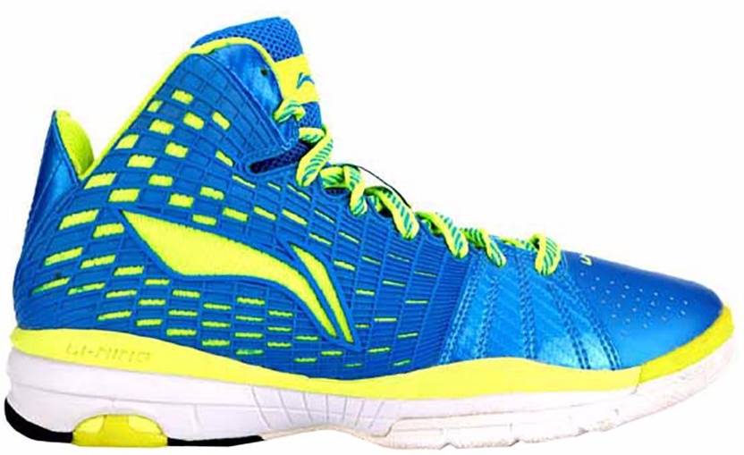 LINING ABPH0635 Royal Blue/Yellow Basketball Shoes For Men Buy LI