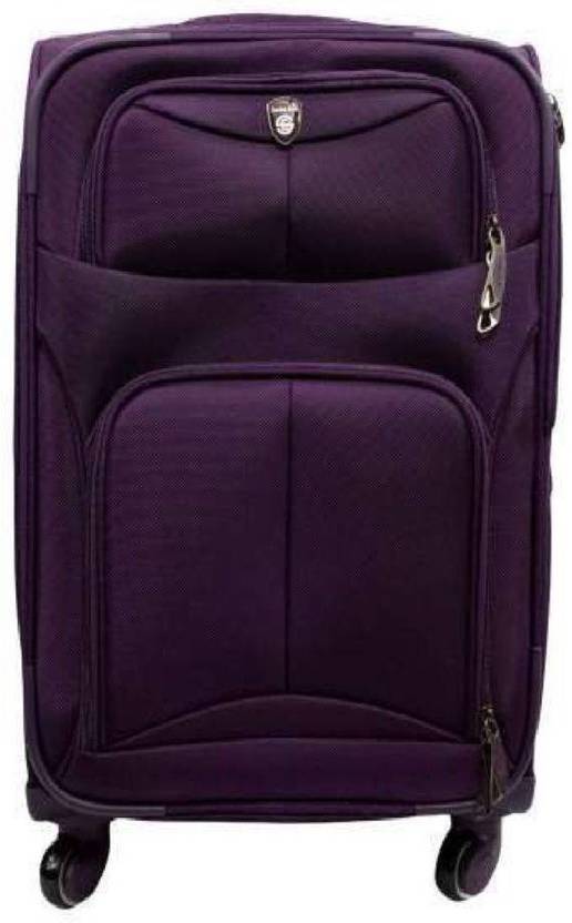 Swiss Era SwissEra Strolley Bag (PURPLE) ab1 Luggage Expandable Check