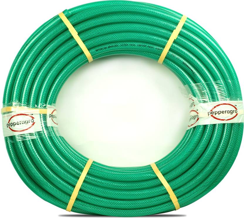 Pepper Agro 3/4Inch Diameter Braided Heavy Duty Hose, 15 Meters (Green