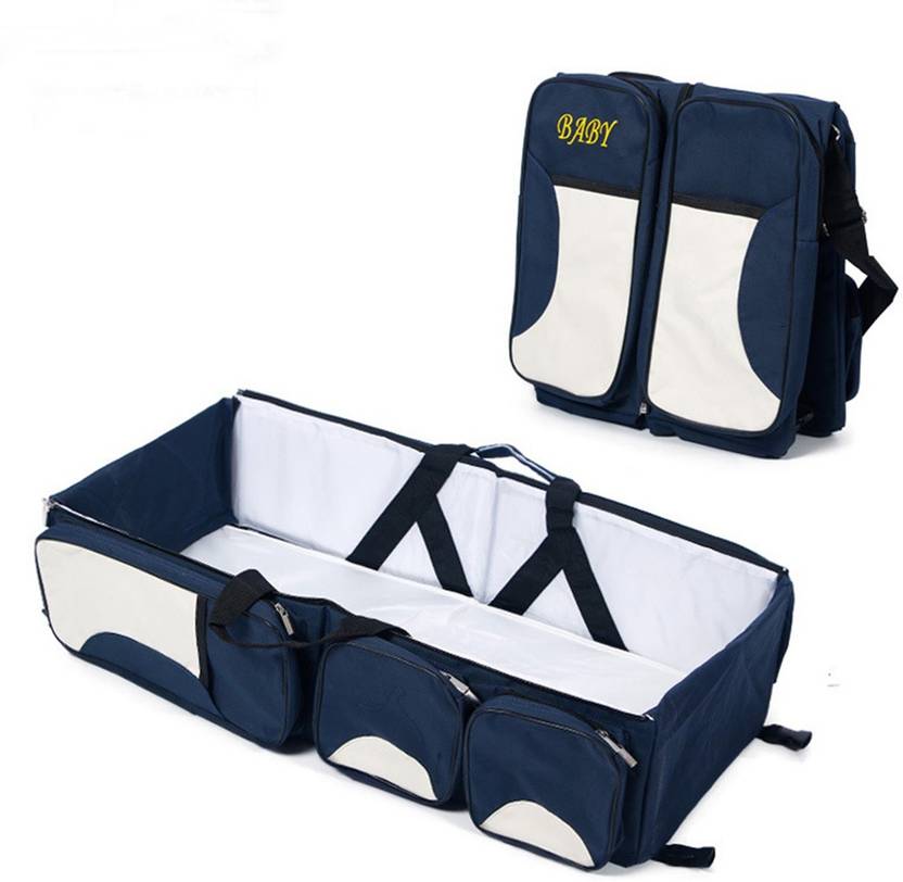Shopybucket 3 In 1 Crib Bassinet Portable Nursery Bed Diaper Bag