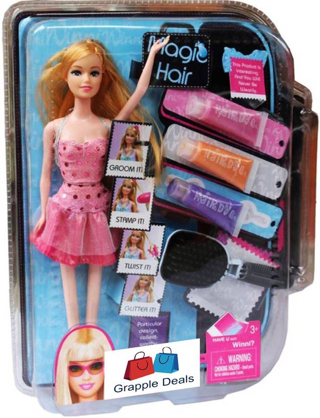 Grapple Deals Hair Tastic Magic Hair Salon Doll With Accessories