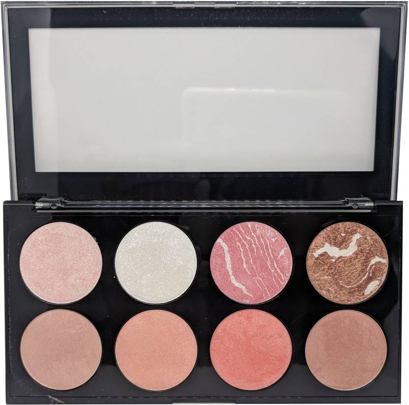 Sivanna Pro HD Blusher & Highlighter & Contour Palette Highlighter