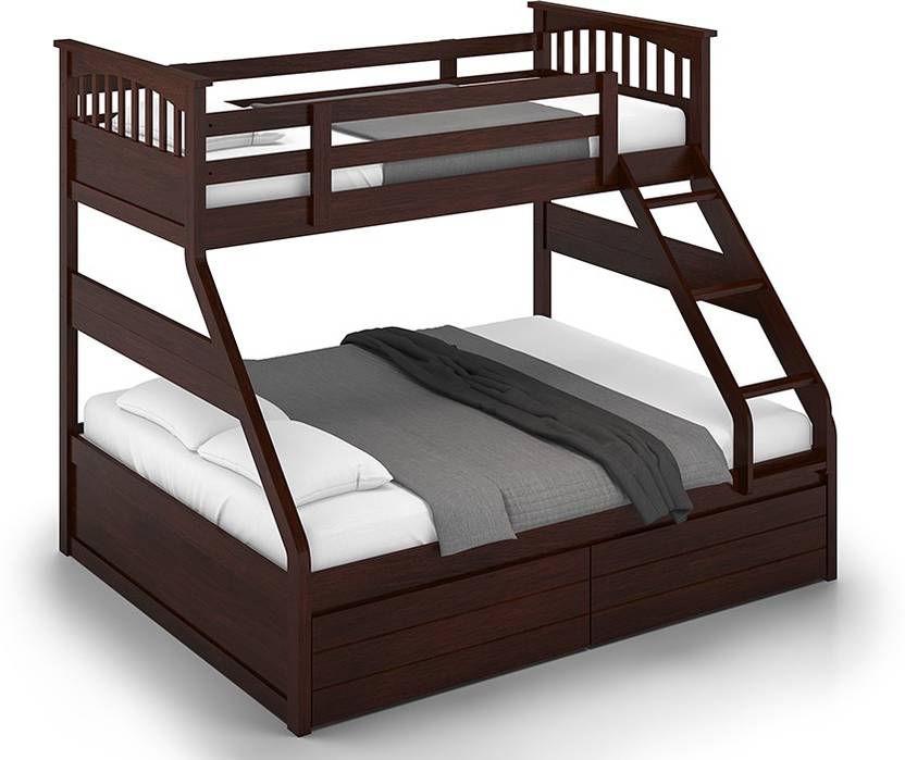 Urban Ladder Barnley Solid Wood Bunk Bed Price in India Buy Urban
