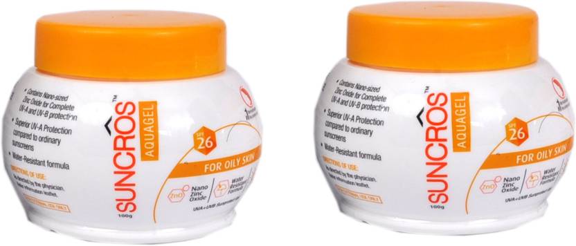 sunpharma suncros aquagel - SPF 26 PA+++ - Price in India, Buy 
