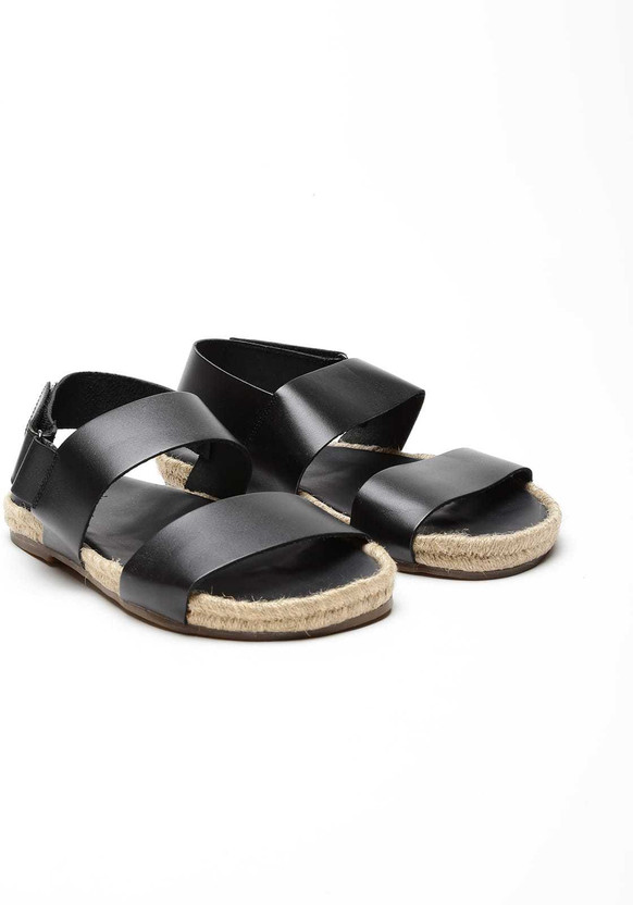 Benetton Men Black Sandals 