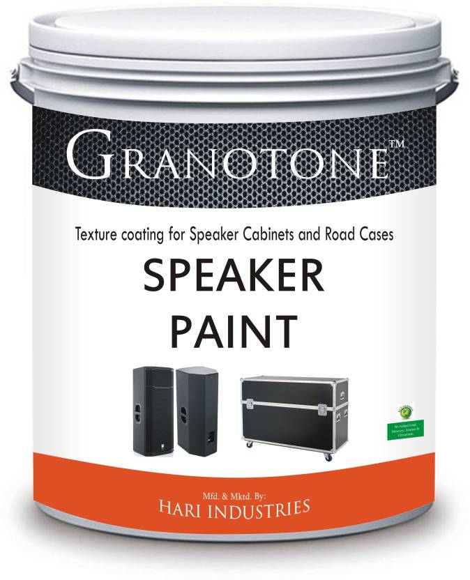 Granotone Roller Grade Speaker Cabinet Texture Coating Black