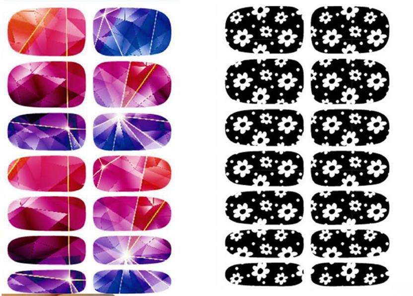 Stz Set Of 2 Nail Art Stickers Price In India Buy Stz Set Of 2