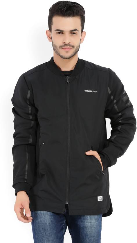 ADIDAS NEO Full Sleeve Men Jacket - Buy Black ADIDAS NEO Full Sleeve Solid Men Jacket Online at Prices India | Flipkart.com