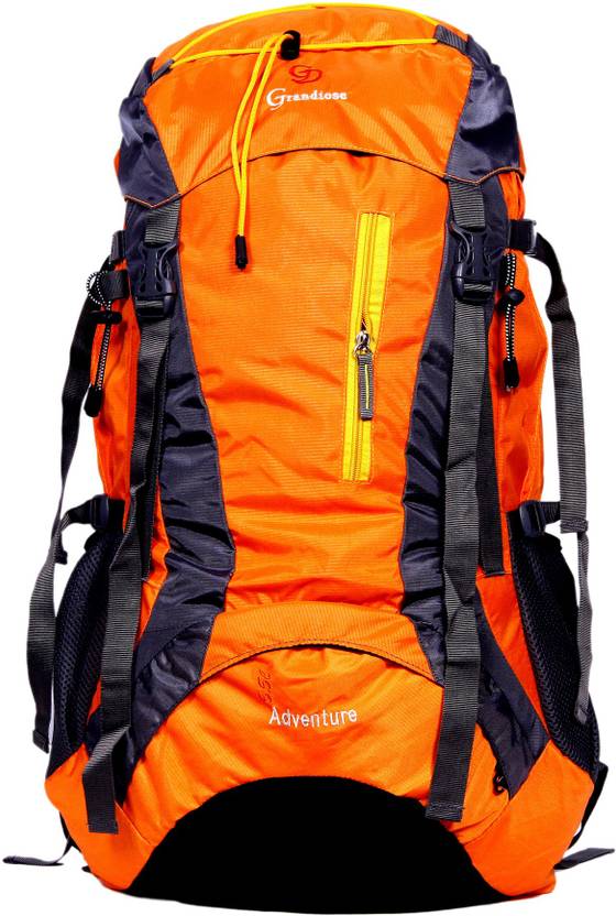 Grandiose 55l Orange Hiking Trekking Backpack Rucksack Bags Gtb655001or 55 L