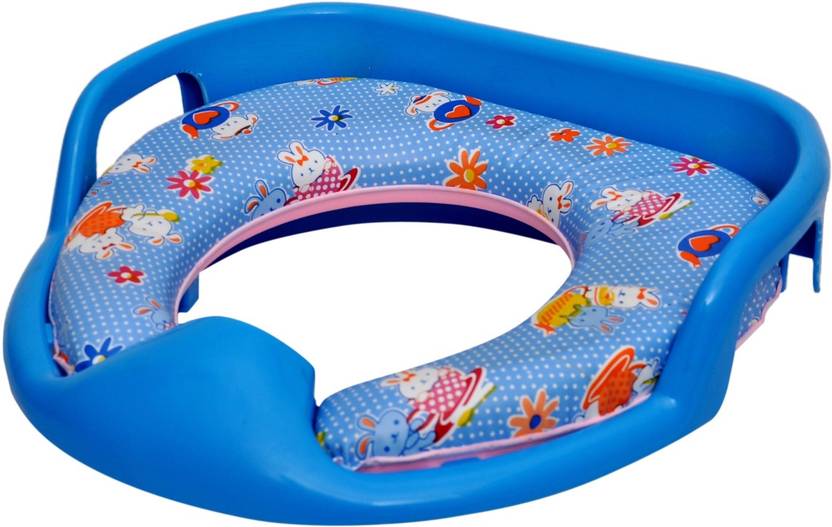Toyshine Fine Quality Cushioned Potty Training Toilet Seat { BLUE