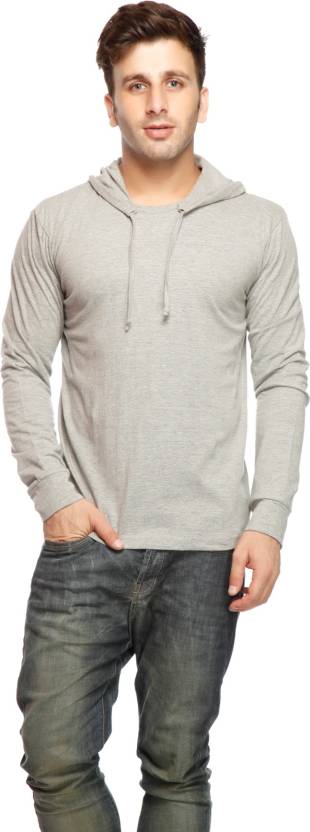 For 305/-(49% Off) Gritstones Full Sleeve Solid Men's Sweatshirt at Flipkart