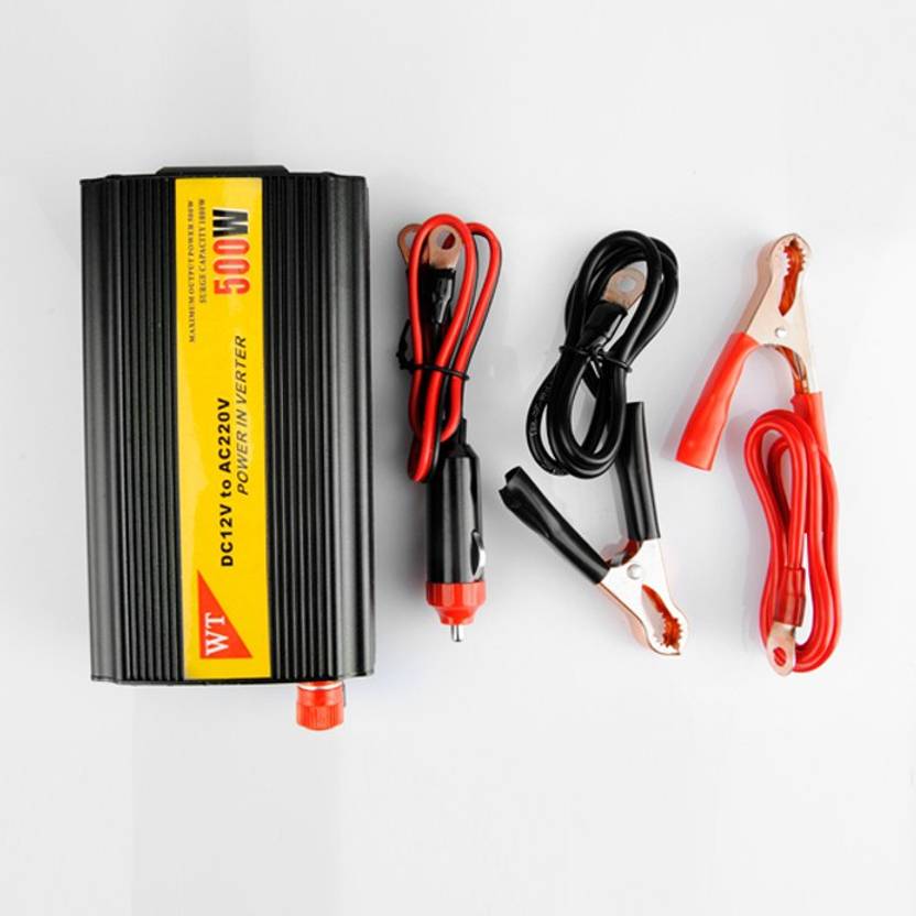 Trp Traders 500w Watt Car Auto Inverter Converter 12v Dc To 220v Ac