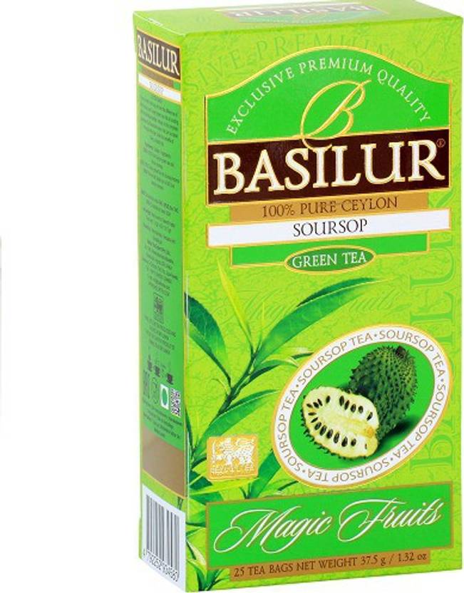 Basilur Tea 25teabag Soursop Green Bags Price In India Basilur Tea 25teabag Soursop Green Bags