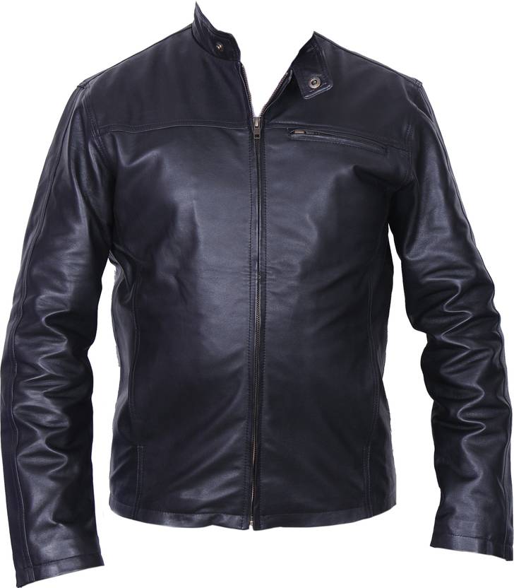 Wood N Leather In Design Full Sleeve Solid Men S