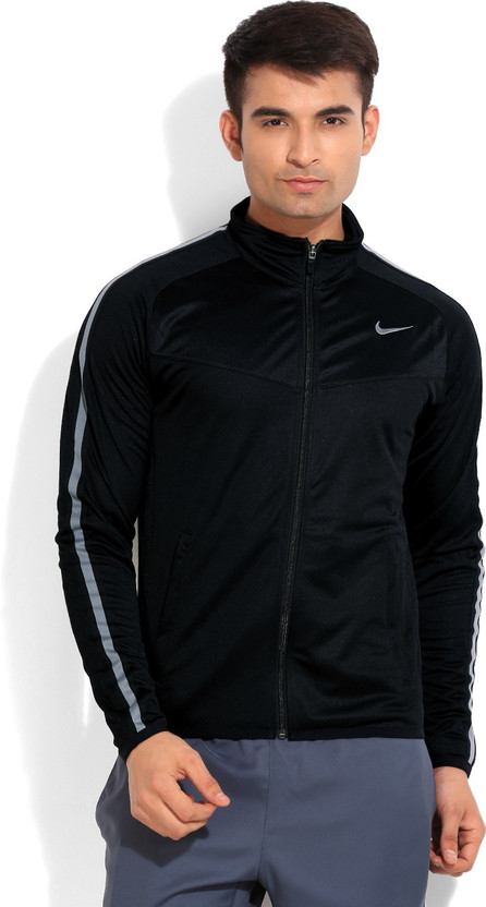 Full Sleeve Solid Men Sports Jacket 