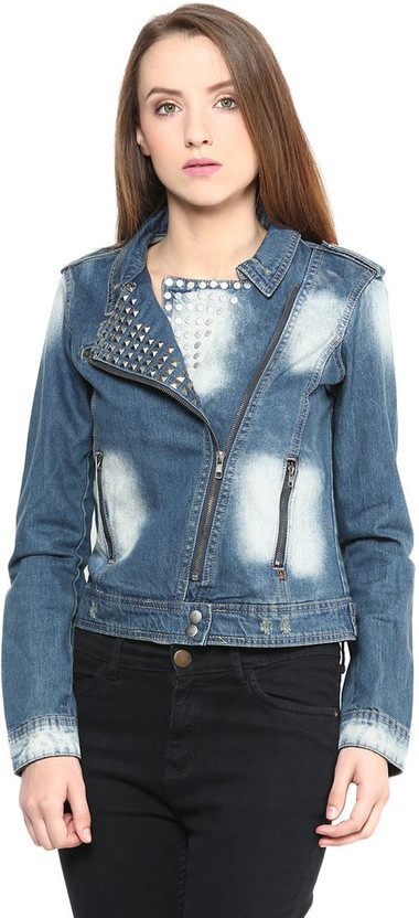 Women Denim Denim Jacket 